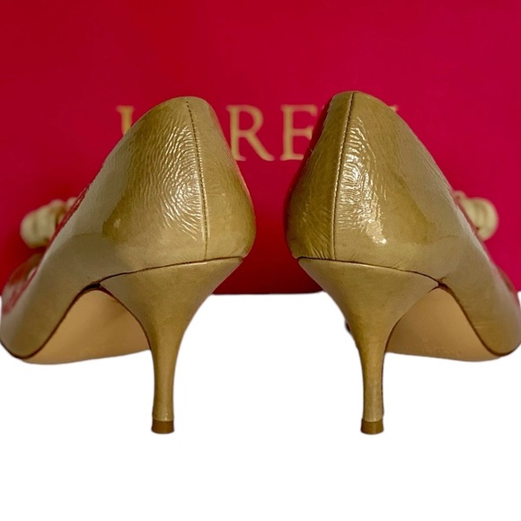 NWT J. Crew Posie Patent Leather Peep-toe Heels - NEW In Box - Sz 9 - Picture 8 of 9